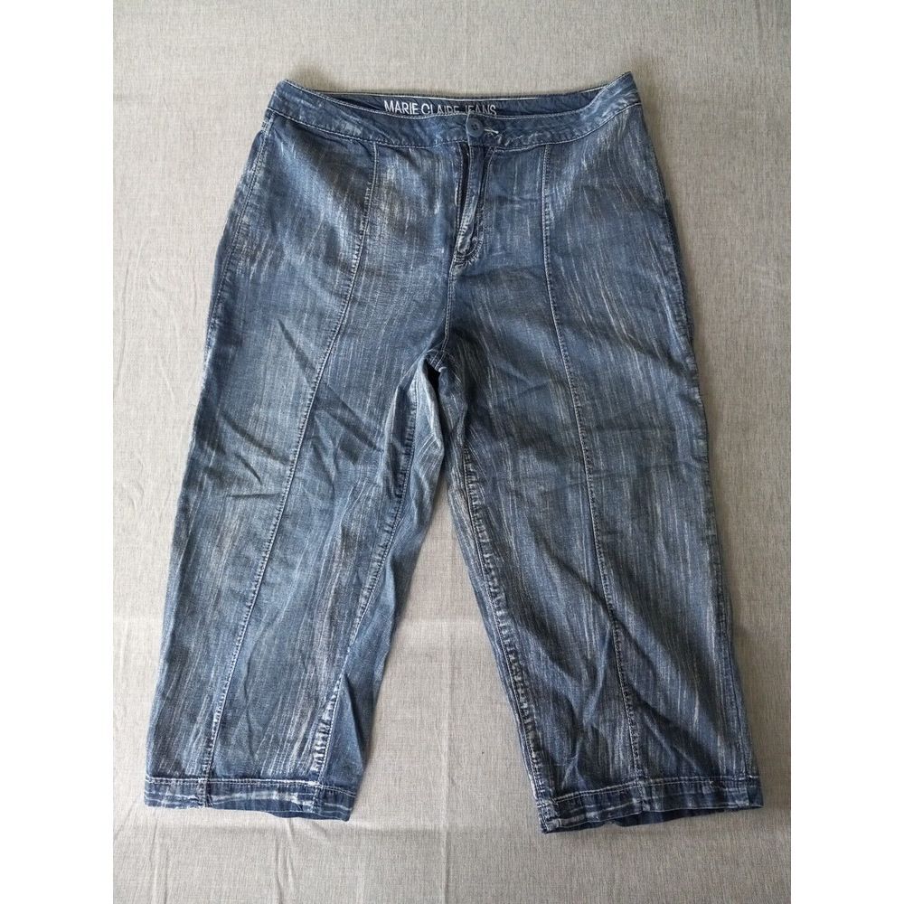 Marie Claire Jeans 31 Chambray Capri Cottons‎ Pants